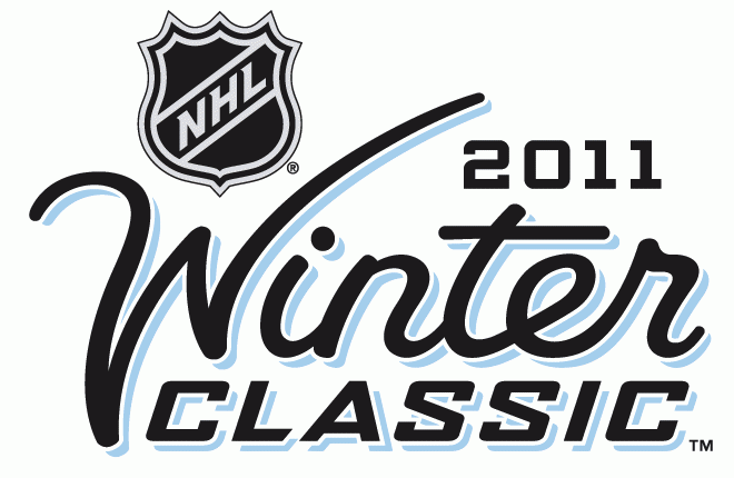 NHL Winter Classic 2010-2011 Wordmark Logo vinyl decal